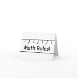 Math Rules! Greeting Card