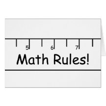 Math Rules! Greeting Card