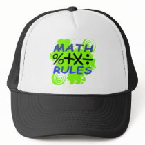 Math Rules hats by billishirts Math Rules hats