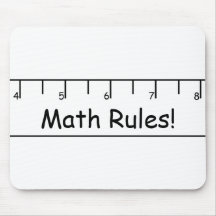 Math Rules! Mousepad