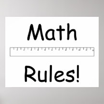 Math Rules! Print