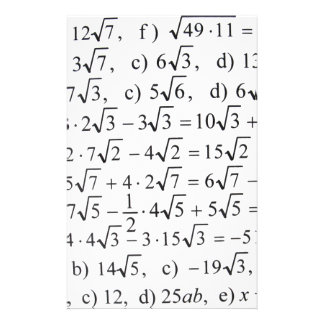 Mathematics Stationery | Zazzle