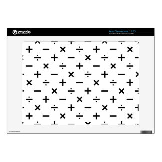 symbols math acer chromebook decal multiply gifts