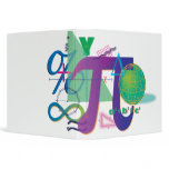 math symbols notebook 3 ring binder