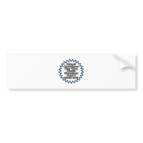 Math Teacher...Because I Said So bumper stickers