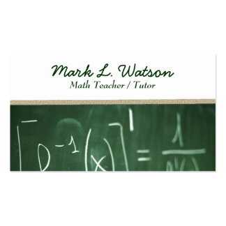 Math Business Cards & Templates | Zazzle