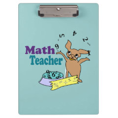 Math Teacher Clipboard