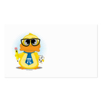 Math Teacher Duck Business Cards