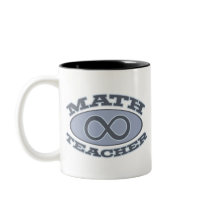 Math Teacher Infinity mugs