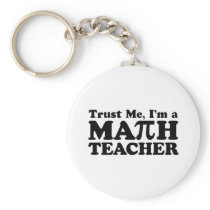 Math Teacher Key Chain