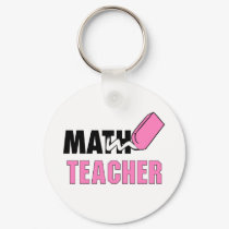 Math Teacher Keyring keychains