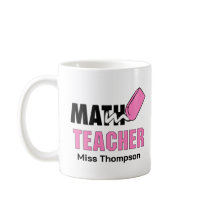 Math Teacher Mug
