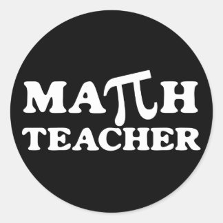 Math Teacher Stickers | Zazzle