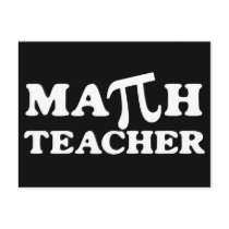 Math Teacher PI postcards