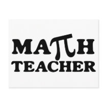 Math Teacher PI postcards