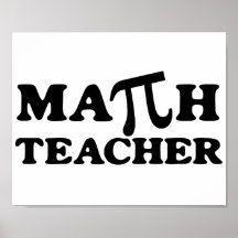 Math Teacher PI Posters