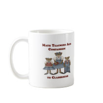 Math Teachers Add Compassion to Classrooms mugs by robynsnest Math Teachers Add Compassion to Classrooms mugs