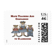 Math Teachers Add Compassion to Classrooms postage by robynsnest Math Teachers Add Compassion to Classrooms postage