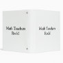 Math Teachers Rock! Binders