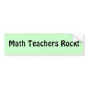 Math Teachers Rock! bumper stickers by nnlady08 Math Teachers Rock! bumper stickers