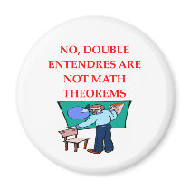 MATH theorems Refrigerator Magnet