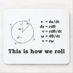Math! This is how we roll Mouse Pads