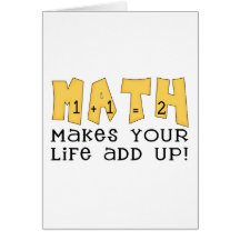 Math Tshirts and Gifts Card
