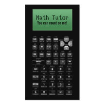 Math Tutor Business Cards