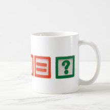 Math Whiz Wooden Blocks Coffee Mug