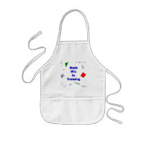 Math Wiz in Training aprons by Blurtshirt Math Wiz in Training aprons