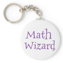 Math Wizard Key Chains