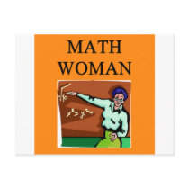 MATH WOMAN postcards by jimhartley MATH WOMAN postcards