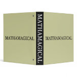 Mathamagical 3 Ring Binder