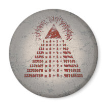 Mathemagic Refrigerator Magnets