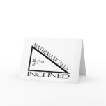 Mathematically Inclined cards