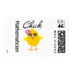 Mathematician Chick stamps