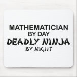 Mathematician Deadly Ninja by Night mousepads