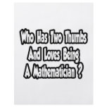 Mathematician Joke...Two Thumbs Flyer Design