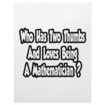 Mathematician Joke...Two Thumbs Personalized Letterhead