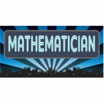 Mathematician Marquee photo sculptures by itsallhot Mathematician Marquee photo sculptures