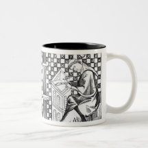 Mathematician Monks: one teaching the Globe Coffee Mugs
