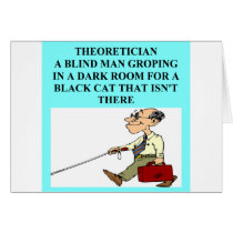mathematician theoretician joke cards