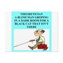 mathematician theoretician joke postcards