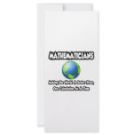 Mathematicians...Making the World a Better Place Rack Card