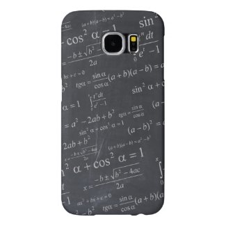 Mathematics Formulas on Chalkboard - Funny Unique Samsung Galaxy S6 Cases