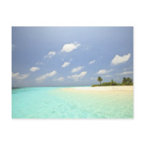 Mathidhoo Island, uninhabited, North Huvadhoo 3 Postcard