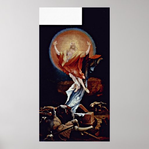 Mathis Grunewald Gothart - Resurrection Poster