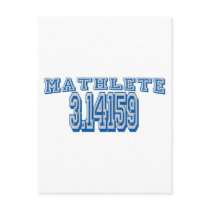 Mathlete Pi Post Card