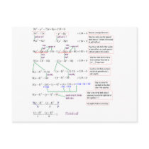 Maths Post Card