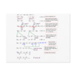 Maths postcards